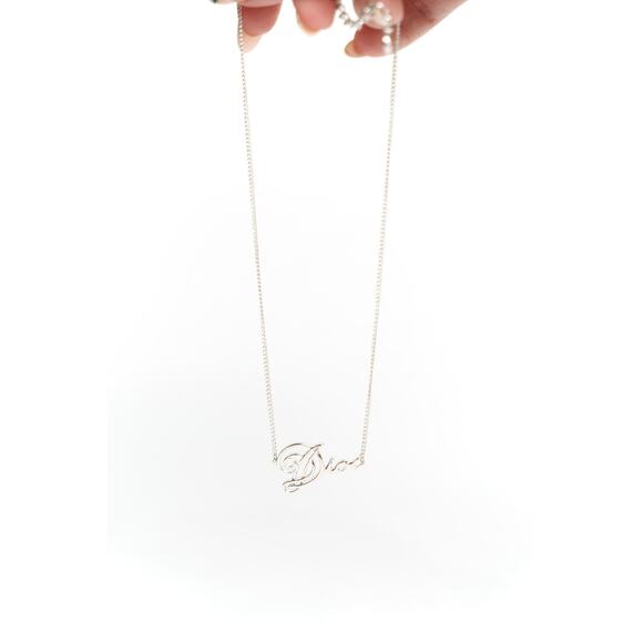 Dior Silver Pendant Necklace - Picture 1 of 4